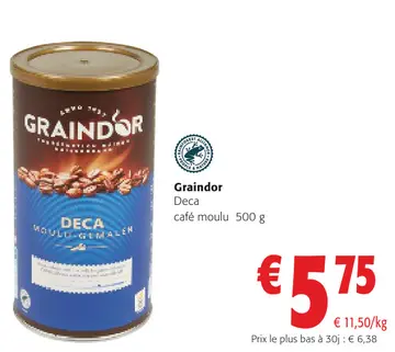 Offre: Deca café moulu 500 g