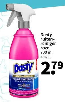 Aanbieding: Dasty ruitenreiniger roze