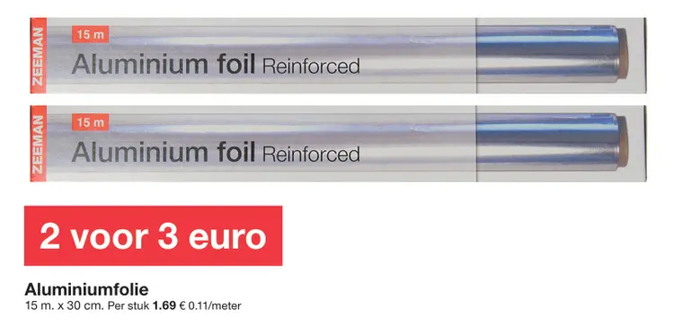 Aanbieding: Aluminiumfolie