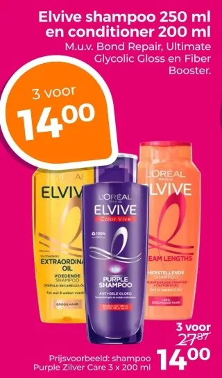 Aanbieding: Elvive shampoo