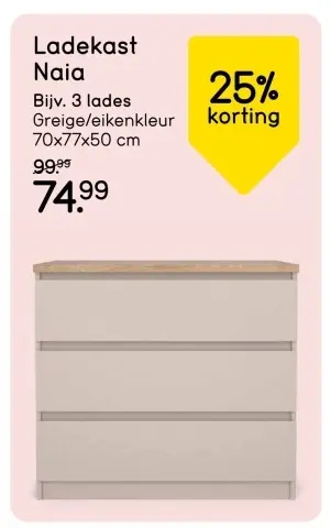 Aanbieding: Ladekast Naia