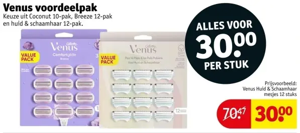 Aanbieding: Venus voordeelpak