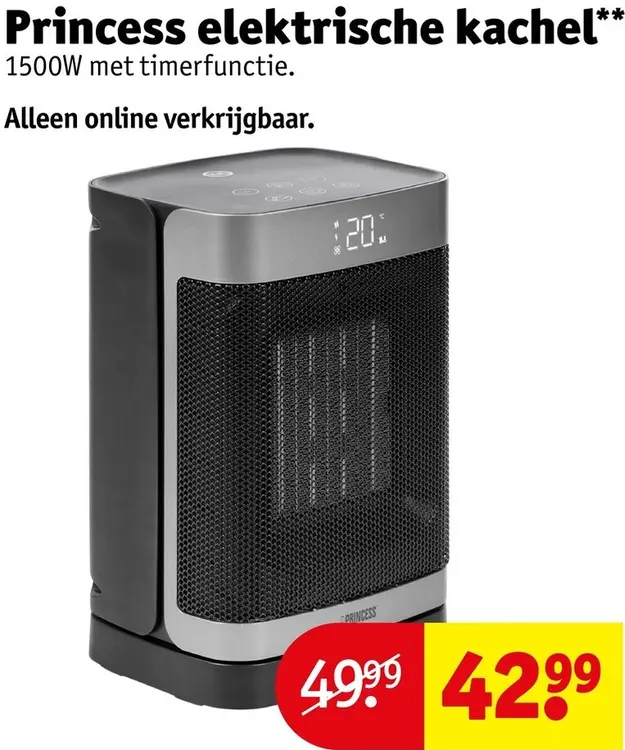 Aanbieding: Elektrische kachel