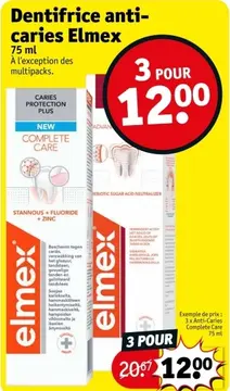 Offre: Dentifrice anti-caries Elmex