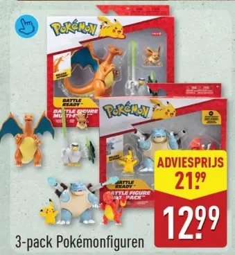 Aanbieding: 3-pack Pokémonfiguren