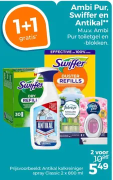 Aanbieding: Ambi Pur, Swiffer en Antikal