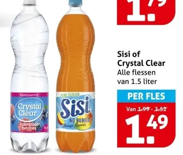Aanbieding: Sisi of Crystal Clear