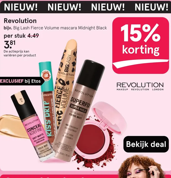 Aanbieding: Big Lash Fierce Volume mascara Midnight Black
