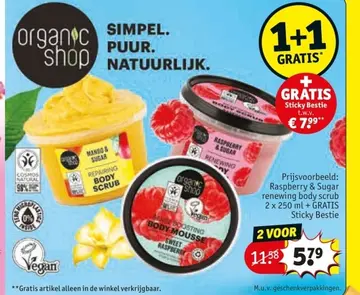 Aanbieding: Raspberry & Sugar renewing body scrub
