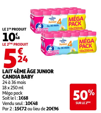 Promotie: Lait 4ème âge junior