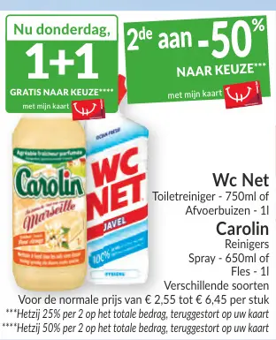 Promotie: WC net of Carolin