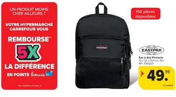 Offre: Sac à dos Pinnacle