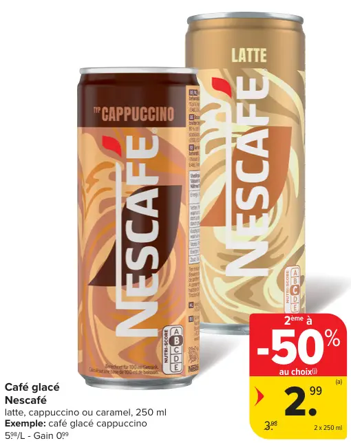 Offre: Café glacé