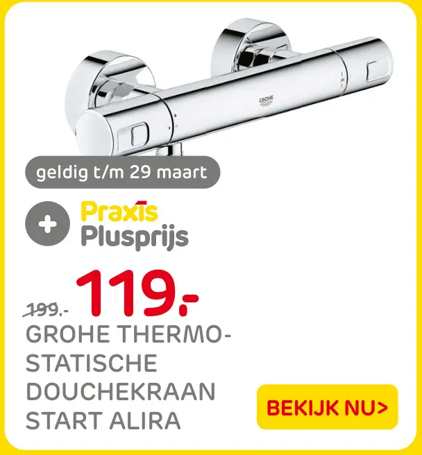Aanbieding: Grohe thermo-statische douchekraan start alir
