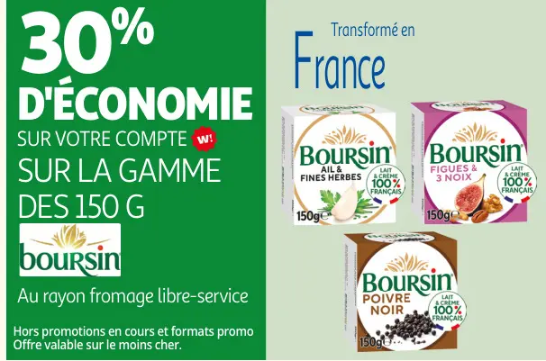 Promotie: Boursin