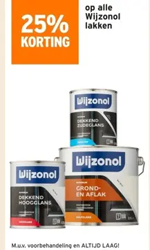 Aanbieding: Wijzonol lakken