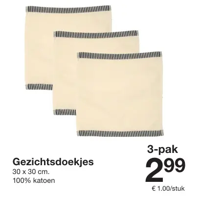Aanbieding: Gezichtsdoekjes