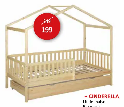 Offre: Cinderella lit de maison