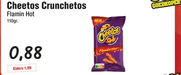 Aanbieding: Cheetos Crunchetos Flamin Hot
