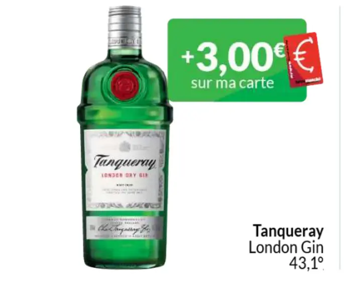 Offre: Tanqueray London Gin