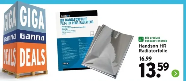 Aanbieding: HR Radiatorfolie
