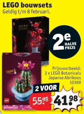 Promotie: LEGO bouwsets
