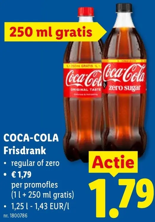 Promotie: Frisdrank