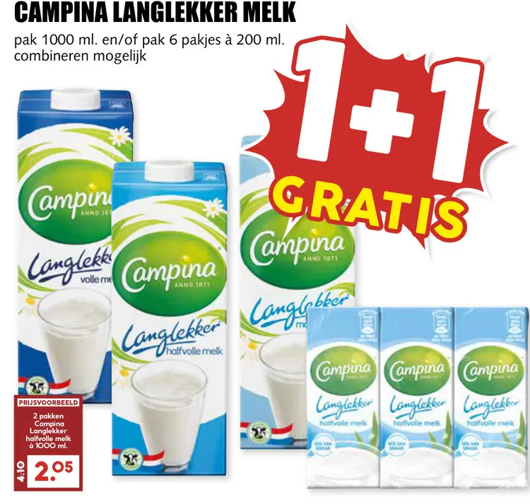 Aanbieding: Langlekker melk