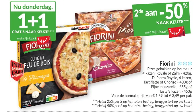 Promotie: Pizza gebakken op houtvuur