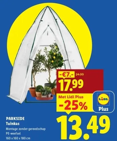 Aanbieding: Tuinkas