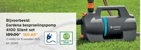 Aanbieding: Besproeiingspomp 4100 Silent set