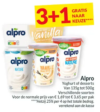 Aanbieding: Alpro Yoghurt of desserts