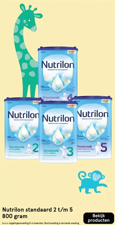 Aanbieding: Standaard 2 t/m 5 800 gram opvolgmelk