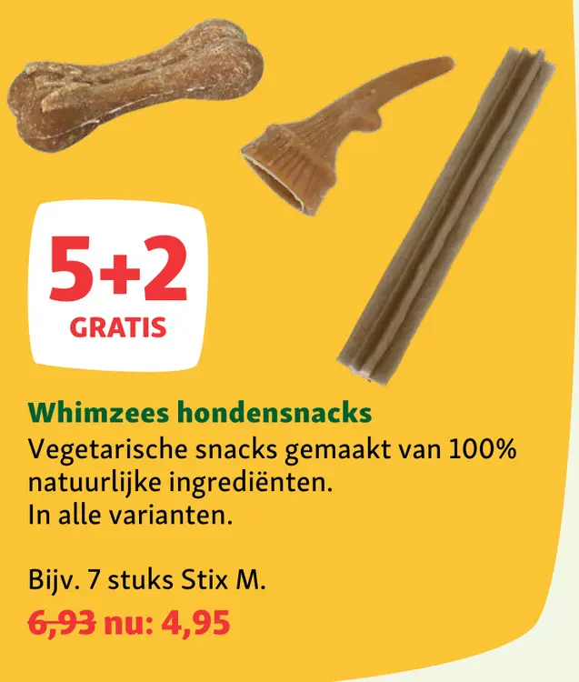 Aanbieding: Whimzees hondensnacks