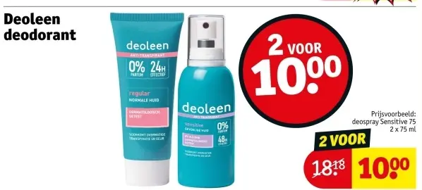 Aanbieding: Deoleen deodorant