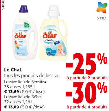 Offre: Lessive liquide Sensitive