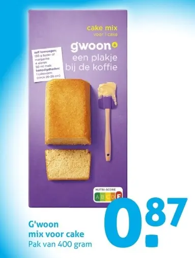 Aanbieding: Mix voor cake
