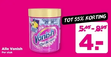 Aanbieding: Alle Vanish