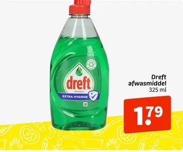 Aanbieding: Dreft afwasmiddel
