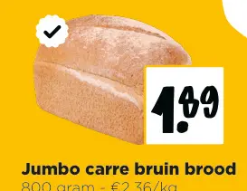Promotie: Carre bruin brood