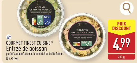 Offre: Entrée de poisson