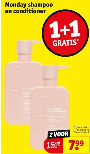 Promotie: Shampoo en conditioner