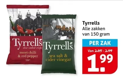 Aanbieding: Tyrrells crisps