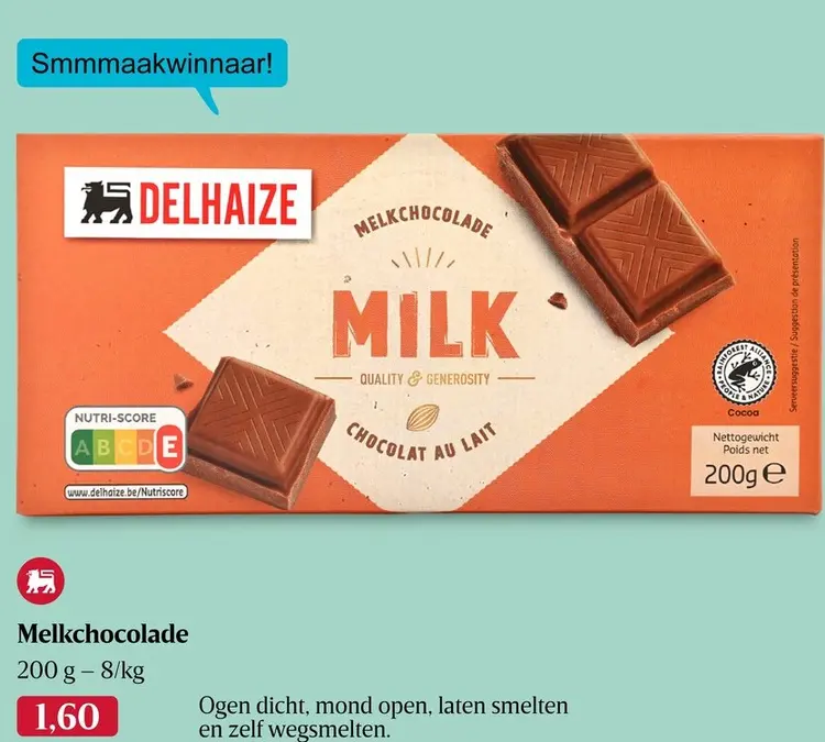 Promotie: Melkchocolade