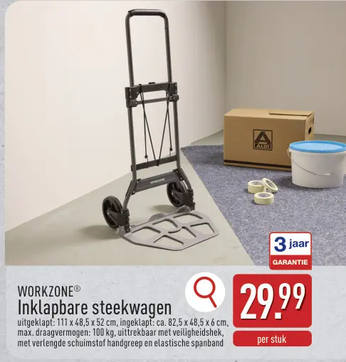 Promotie: Inklapbare steekwagen