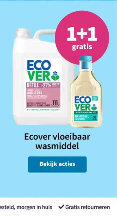Aanbieding: Ecover vloeibaar wasmiddel