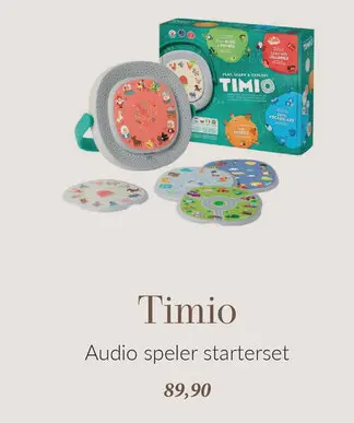 Aanbieding: Timio Audio speler starterset