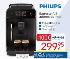 Promotie: Espresso full automatic EP0820