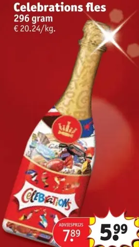 Promotie: Celebrations fles