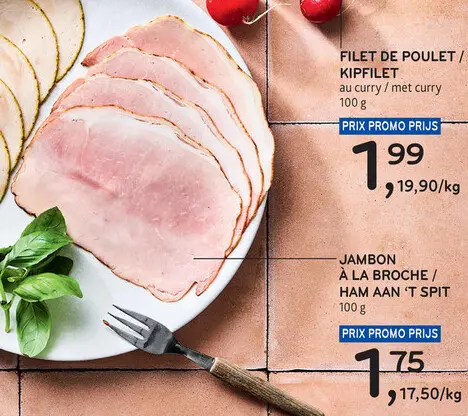 Offre: Jambon à la broche / Ham aan 't spit